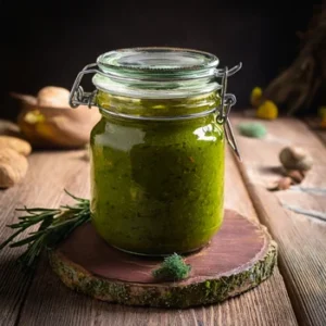 Tapenade verte aux amandes