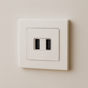 Prise murale double USB